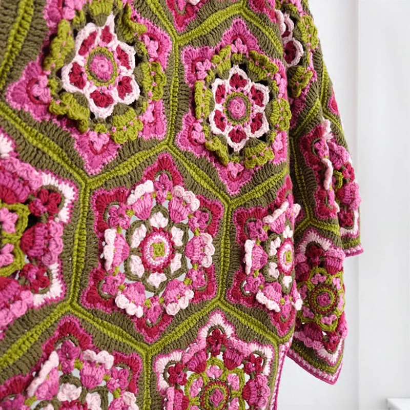 Delft Deken – Rose Garden in Bloom – Janie Crow – Häkelpaket