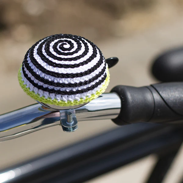 Häkelanleitung für eine Hülle für eine Fahrradklingel „Stoer“
