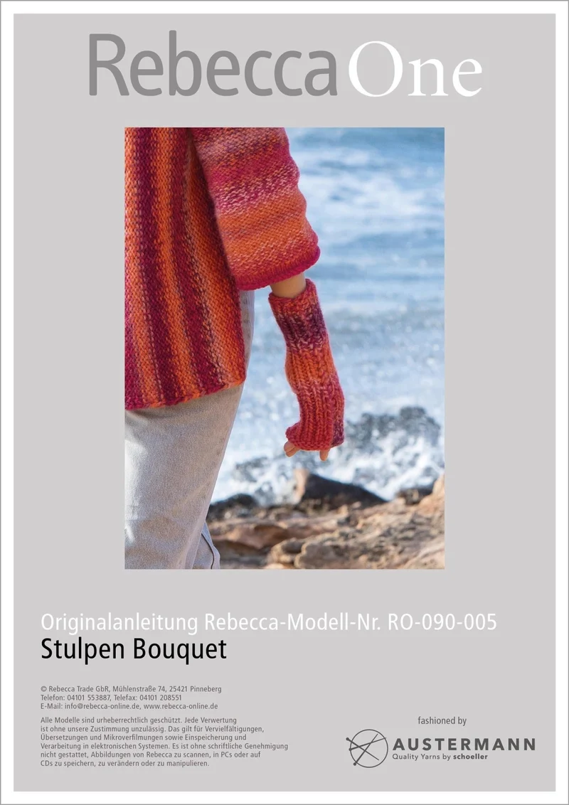 Anleitung - Stulpen Bouquet