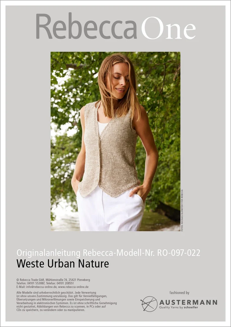 Anleitung - Weste Urban Nature