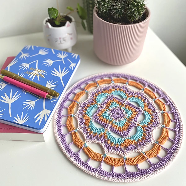 Häkelanleitung „Mandala Avond Zen“