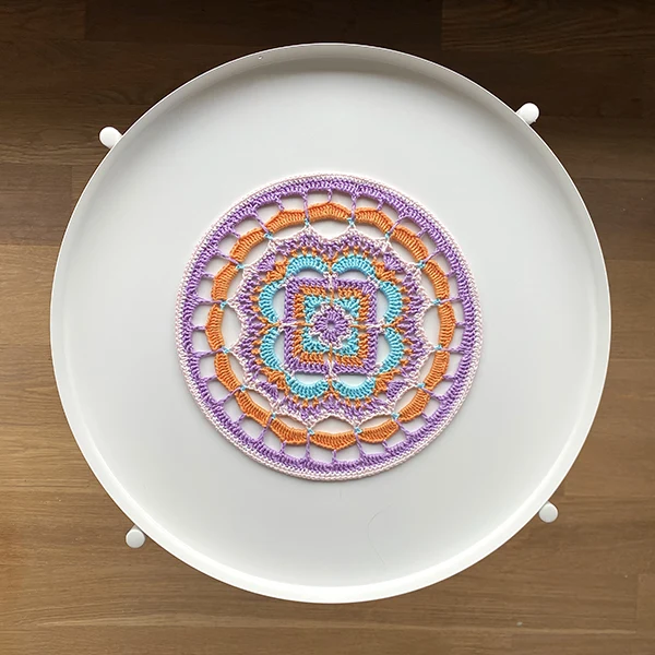 Häkelanleitung „Mandala Avond Zen“