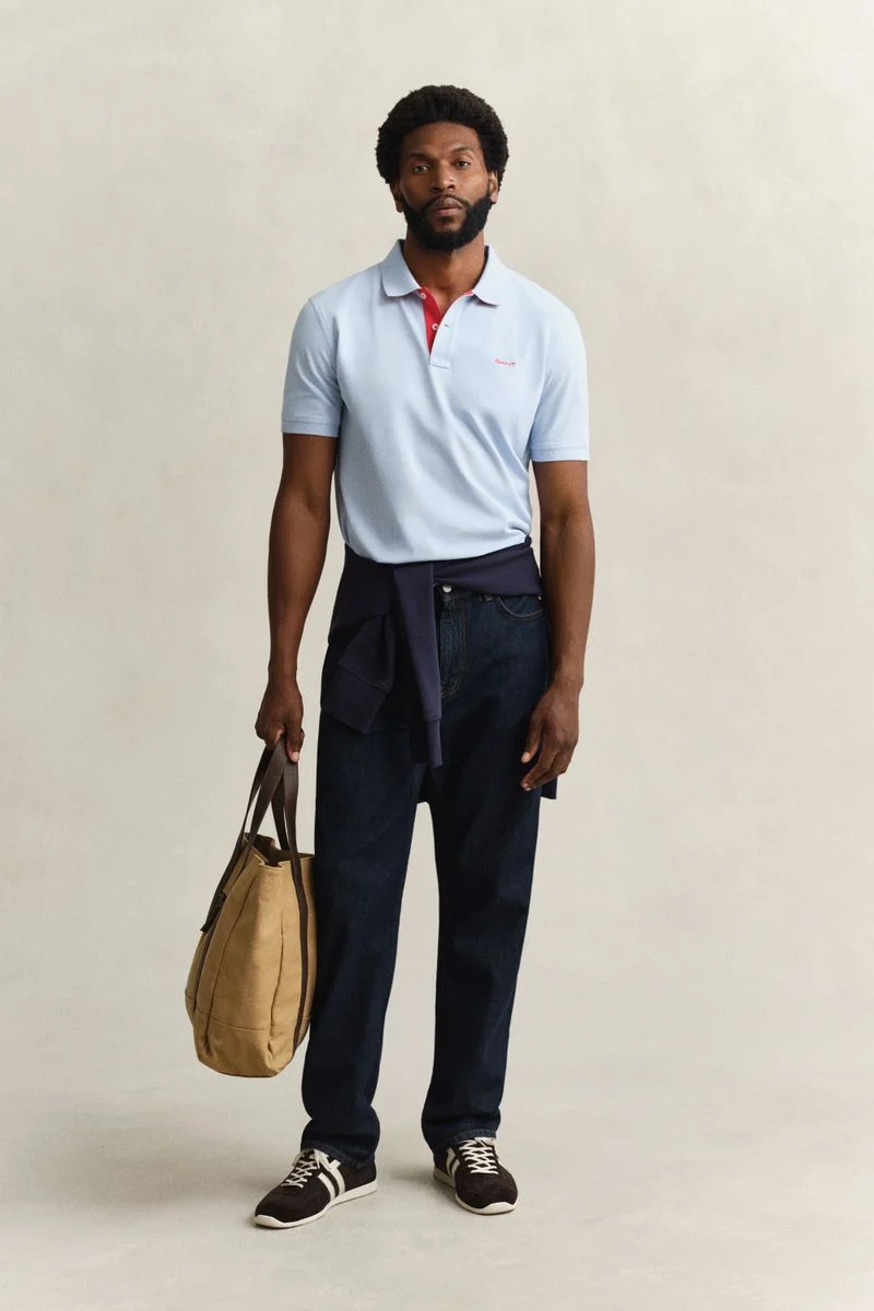 Kontrast Piqué Poloshirt