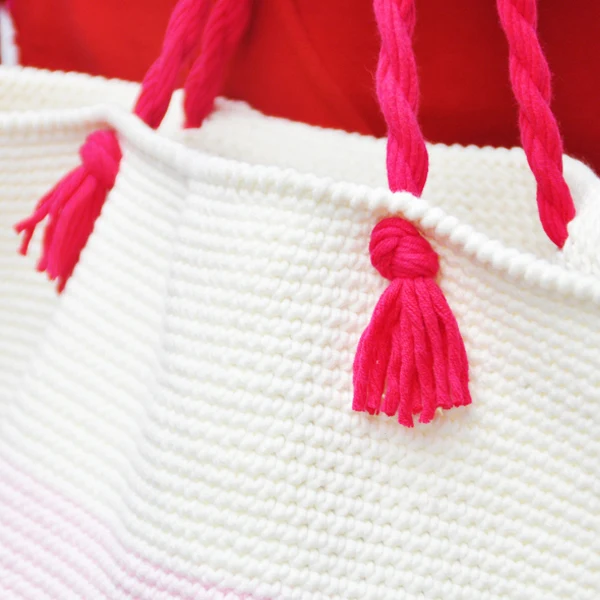 Häkelanleitung für die Strandtasche „Cotton Mix 80“