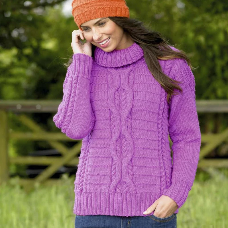Strickanleitung Stylecraft Special Aran Nr. 9072: Pullover und Mütze