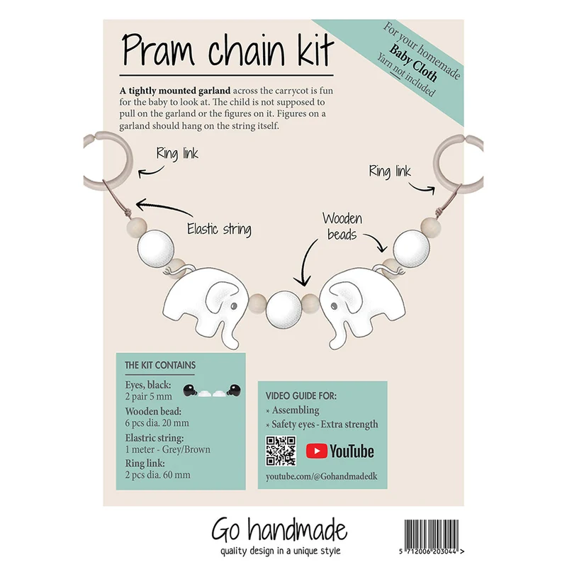 Go Handmade Sensorik-Set – Kinderwagenkette 20304