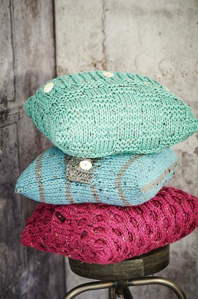 Strickanleitung Stylecraft Special XL Tweed Super Chunky Nr. 9811 Decke und Kissen