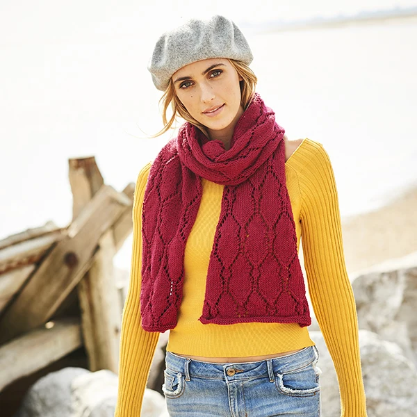 Strickanleitung Stylecraft Bellissima DK Nr. 9588: Schals und Umschlagtücher