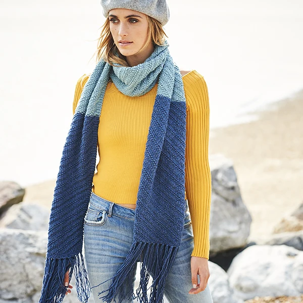 Strickanleitung Stylecraft Bellissima DK Nr. 9588: Schals und Umschlagtücher