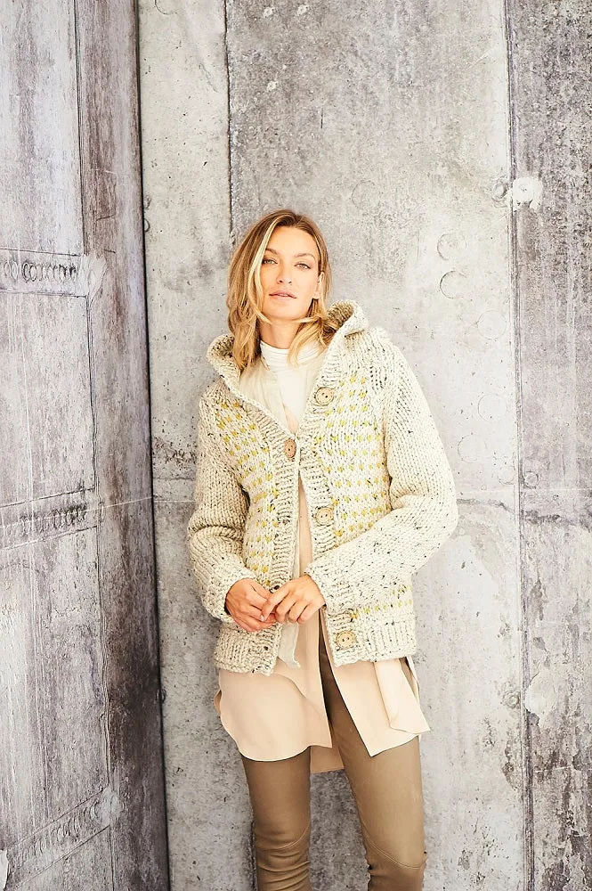 Strickanleitung Stylecraft Special XL Tweed Super Chunky Nr. 9808 Jacke und Pullover
