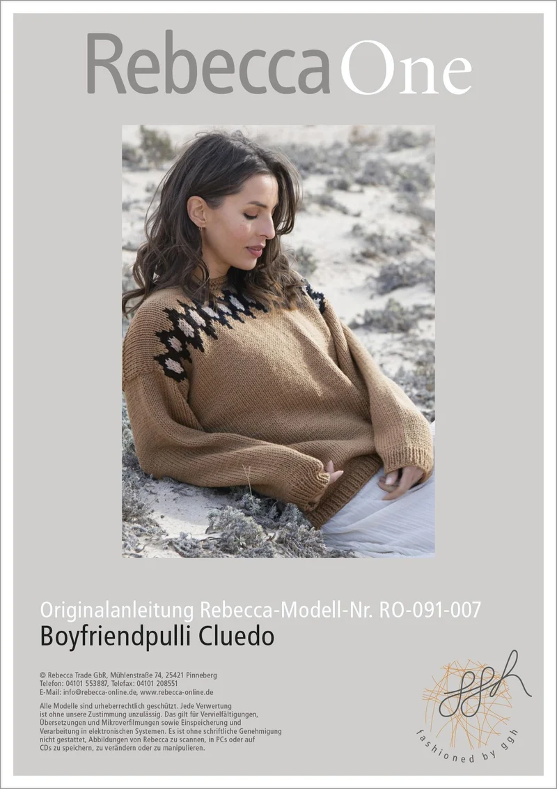 Anleitung - Boyfriendpulli Cluedo