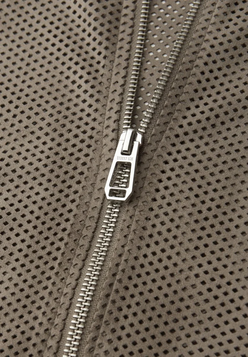 Blouson aus Velours Mesh mit Zipper