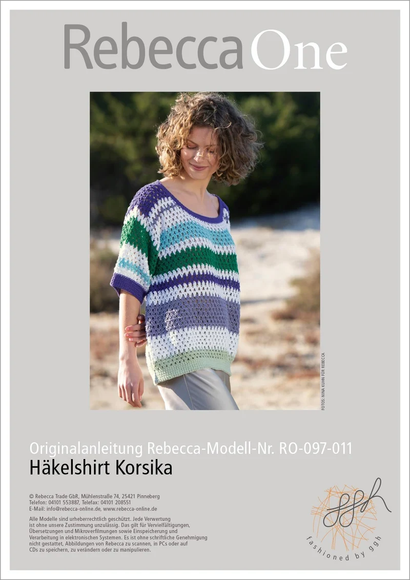 Anleitung - Häkelshirt Korsika