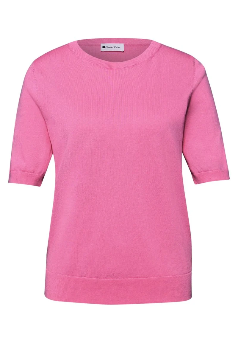 Kurzarm Pullover mit Rundhals