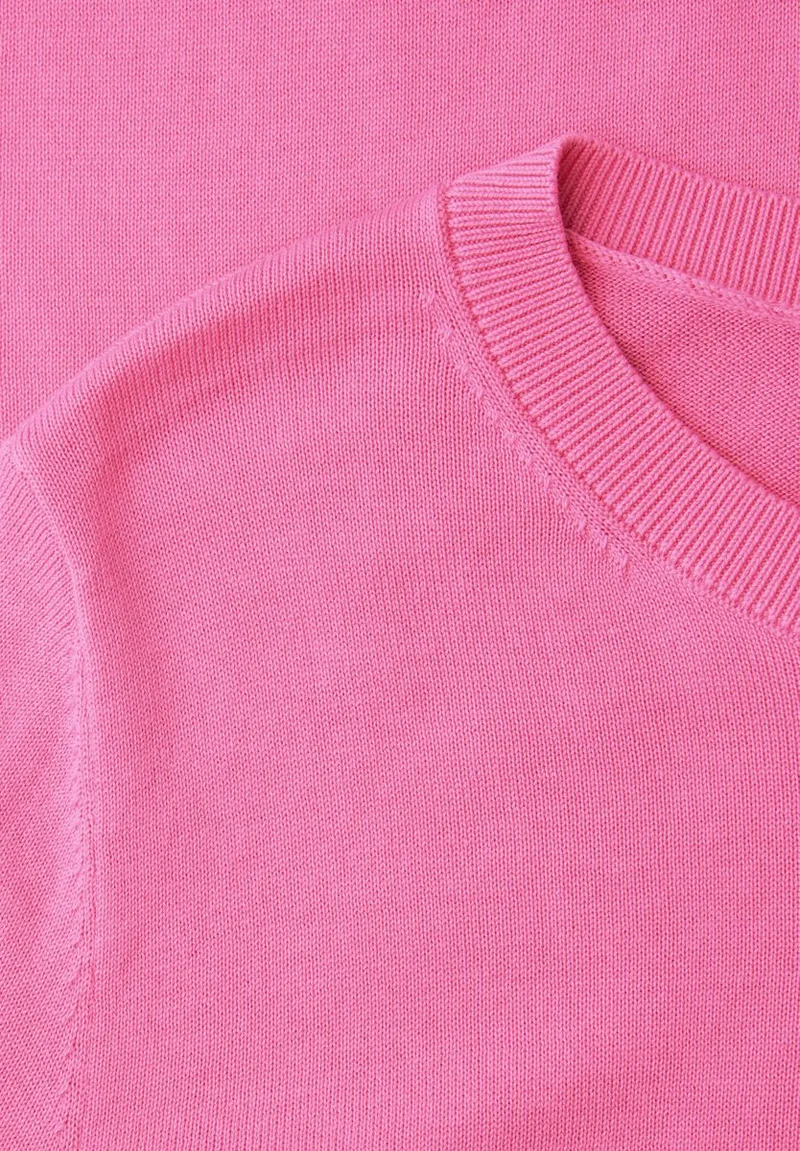 Kurzarm Pullover mit Rundhals