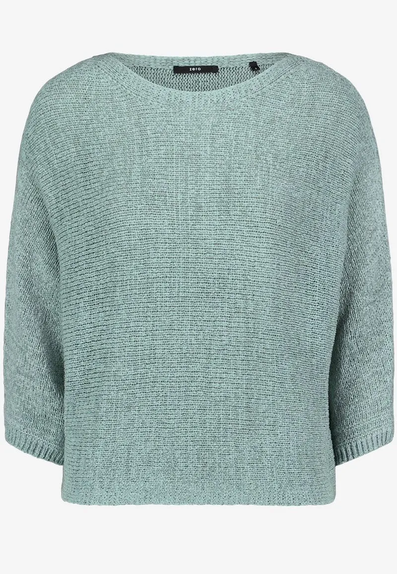 Strickpullover mit Fledermausärmeln
