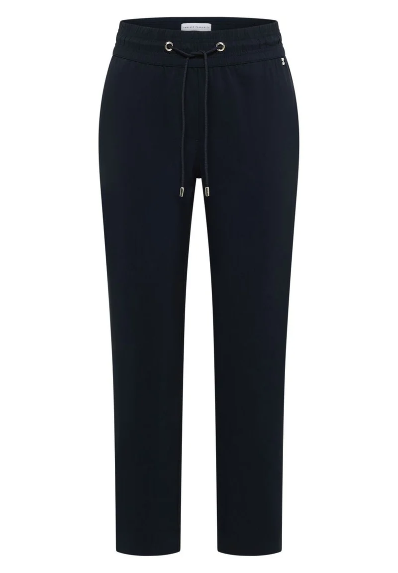 Mid Waist Slim Leg Hose im Casual Fit