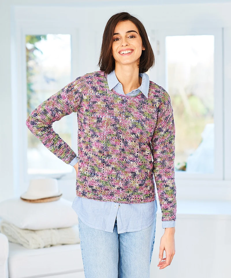 Stylecraft Häkel-Jacke und Pullover aus „Batik Elements Swirl DK“