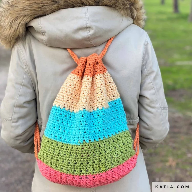 Häkelanleitung „Katia Boomer“-Rucksack (digital)