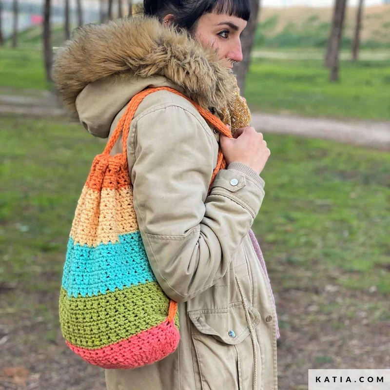 Häkelanleitung „Katia Boomer“-Rucksack (digital)