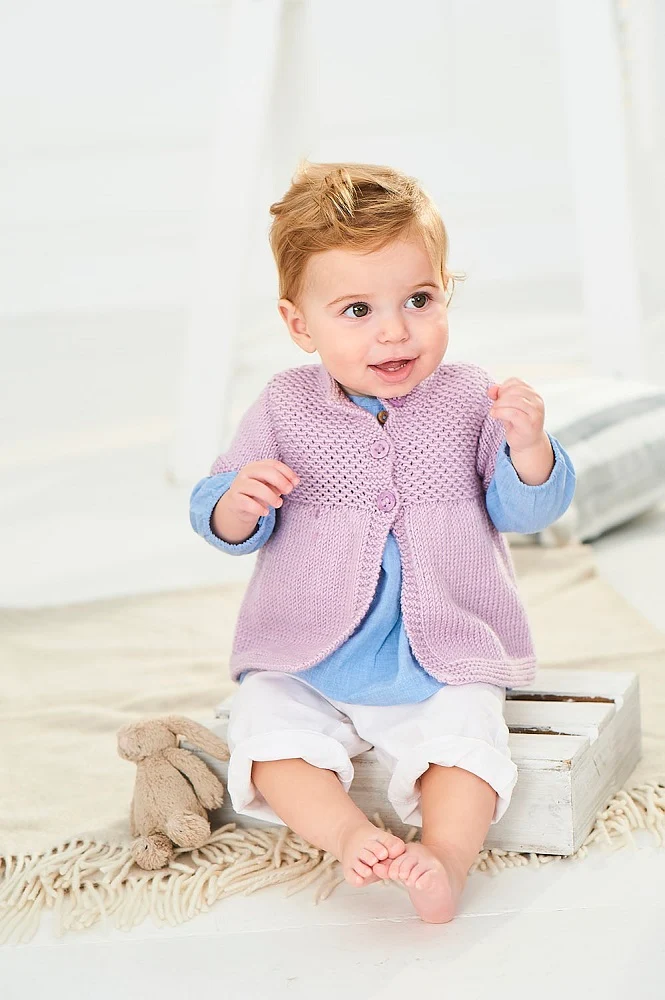 Strickanleitung Stylecraft Bambino DK Nr. 9756 Babyjacken