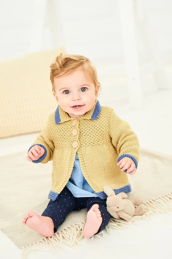 Strickanleitung Stylecraft Bambino DK Nr. 9756 Babyjacken