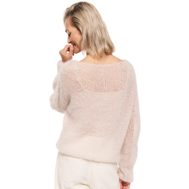 Lana Grossa Giulia Pullover – Strickpaket (Farbe nach Wahl) | Silkhair