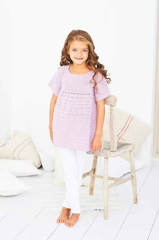 Häkelanleitung Stylecraft Bambino DK Nr. 9607 Kinderkleider (digital)