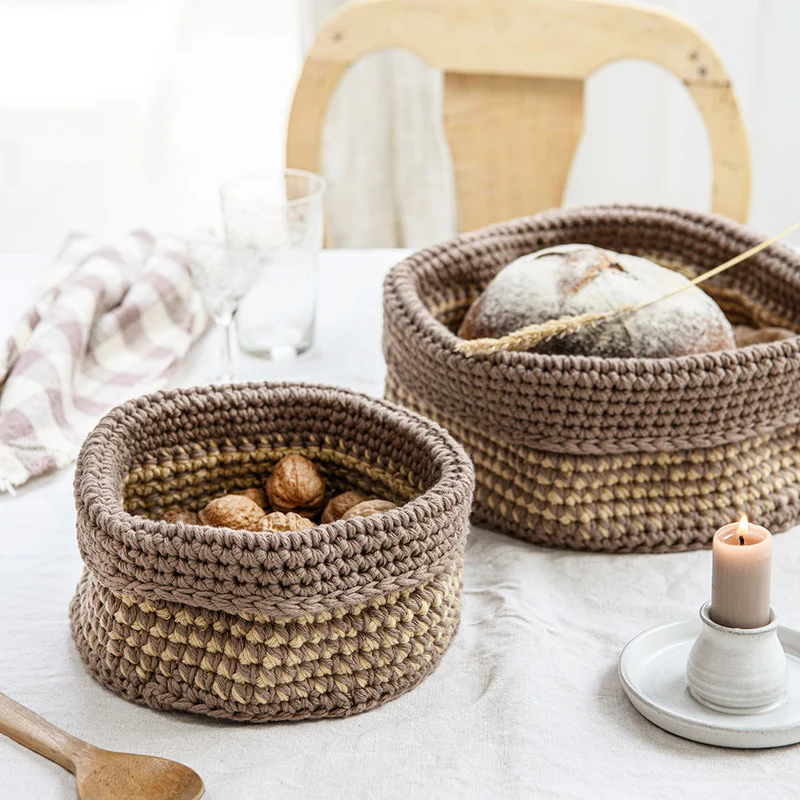 Ariadne at Home Studio – Praktische Körbchen – Häkelpaket