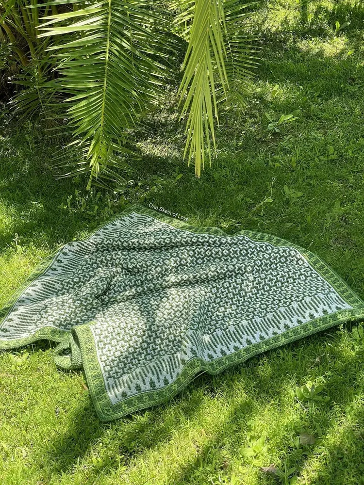 „Go with the flow“-Decke von Ana Morais Soares – „One Skein of Love“-Häkelpaket