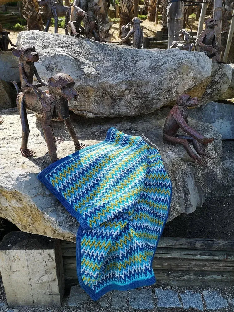 „One Skein of Love“ Hush-Decke – Häkelpaket
