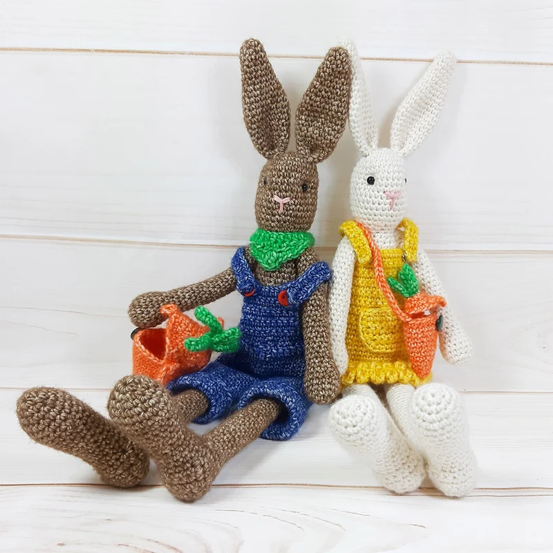 Häkelpaket „Häschen mit Trüffel und Fudge“ – CB’s Creations