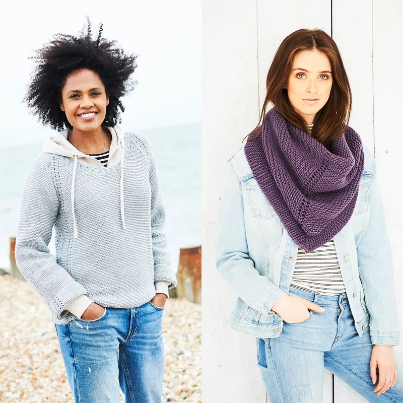 Strickanleitung Stylecraft Bellissima DK Nr. 9699 Pullover und Schal