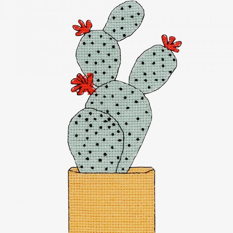 Stickanleitung „Blumiger Kaktus“ (digital)