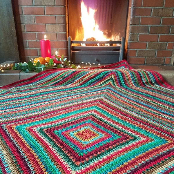 Yuletide Blanket Garnpaket