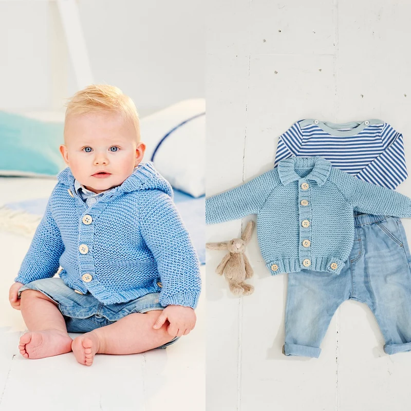 Strickanleitung Stylecraft Bambino DK Nr. 9505 Jungenjacken (digital)