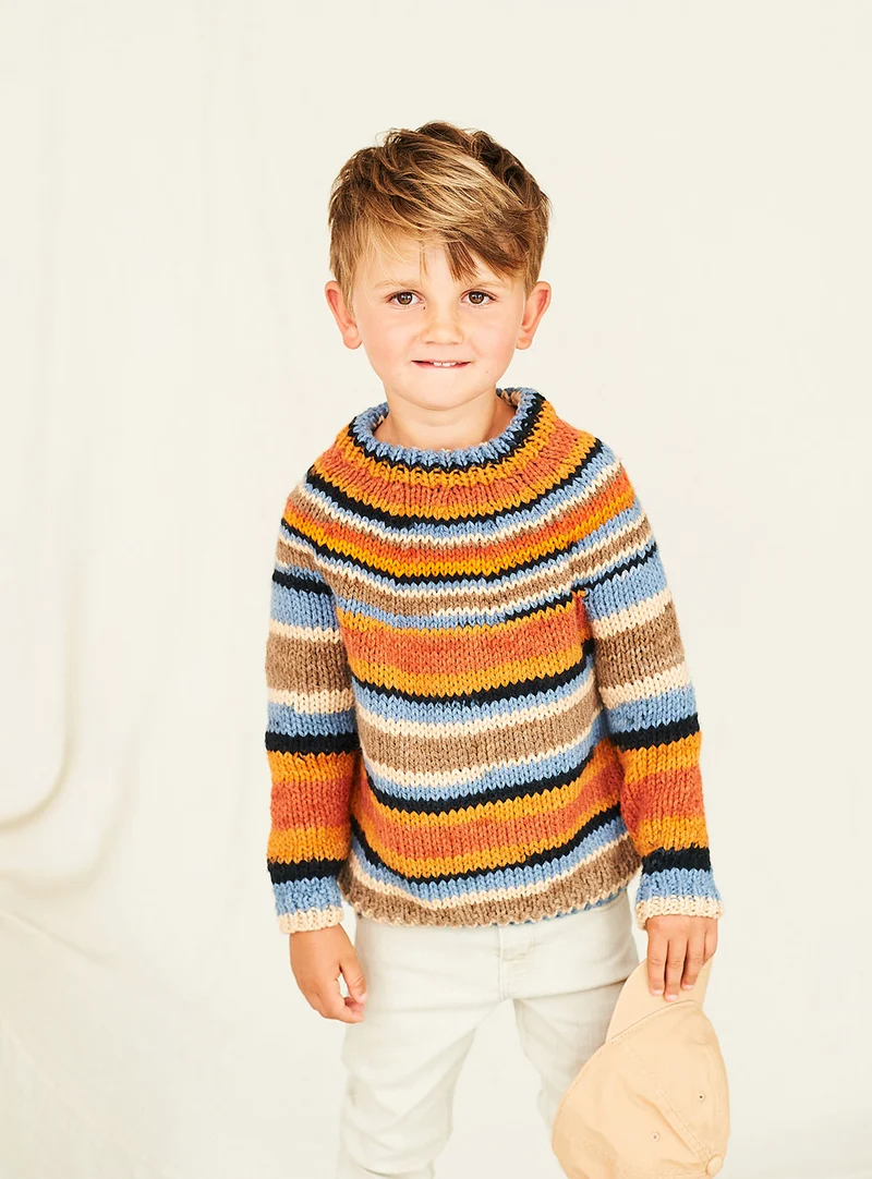 Stylecraft-Pullover aus „Merry Go Round Chunky“ 10048