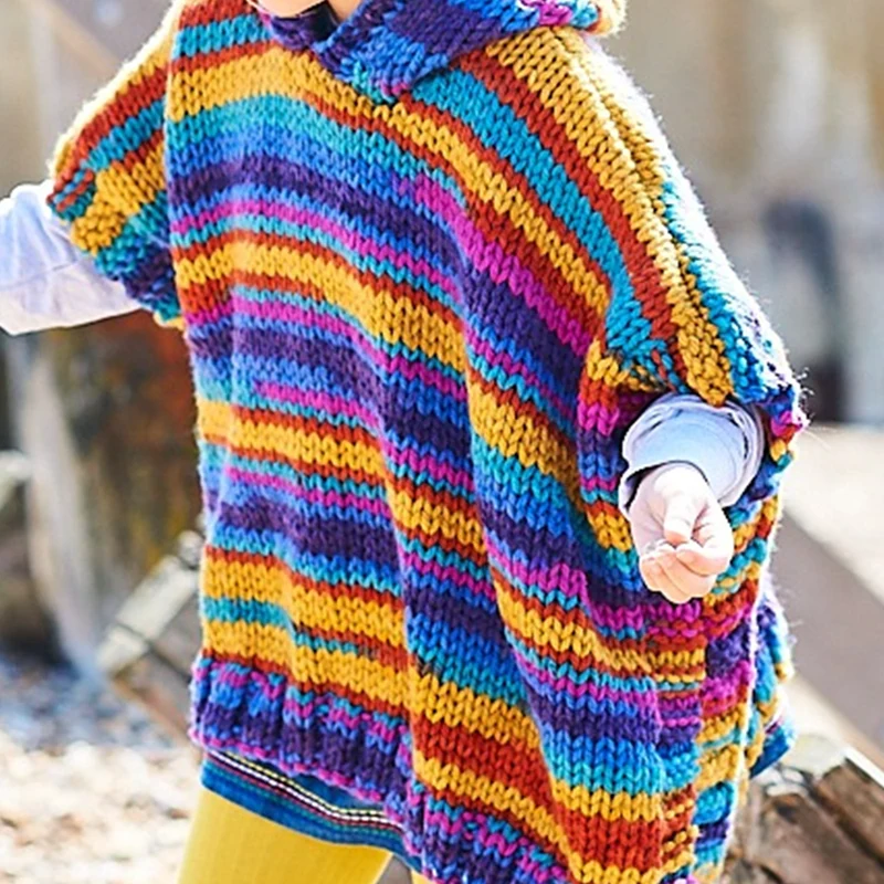 Stylecraft Merry Go Round XL Ponchos Strickanleitung (digital)