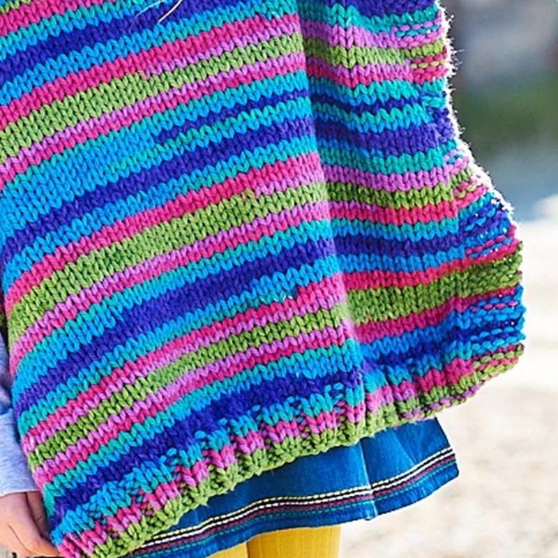 Stylecraft Merry Go Round XL Ponchos Strickanleitung (digital)