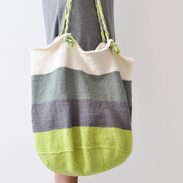 Strickanleitung für eine Strandtasche