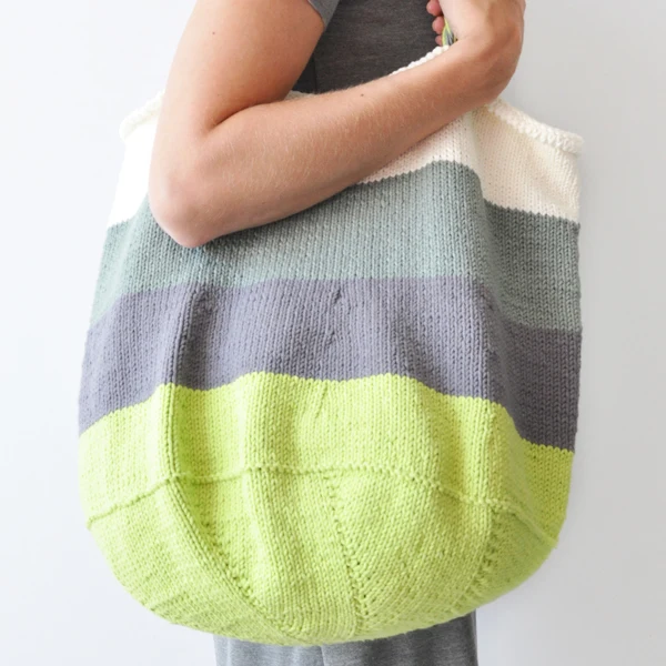 Strickanleitung für eine Strandtasche