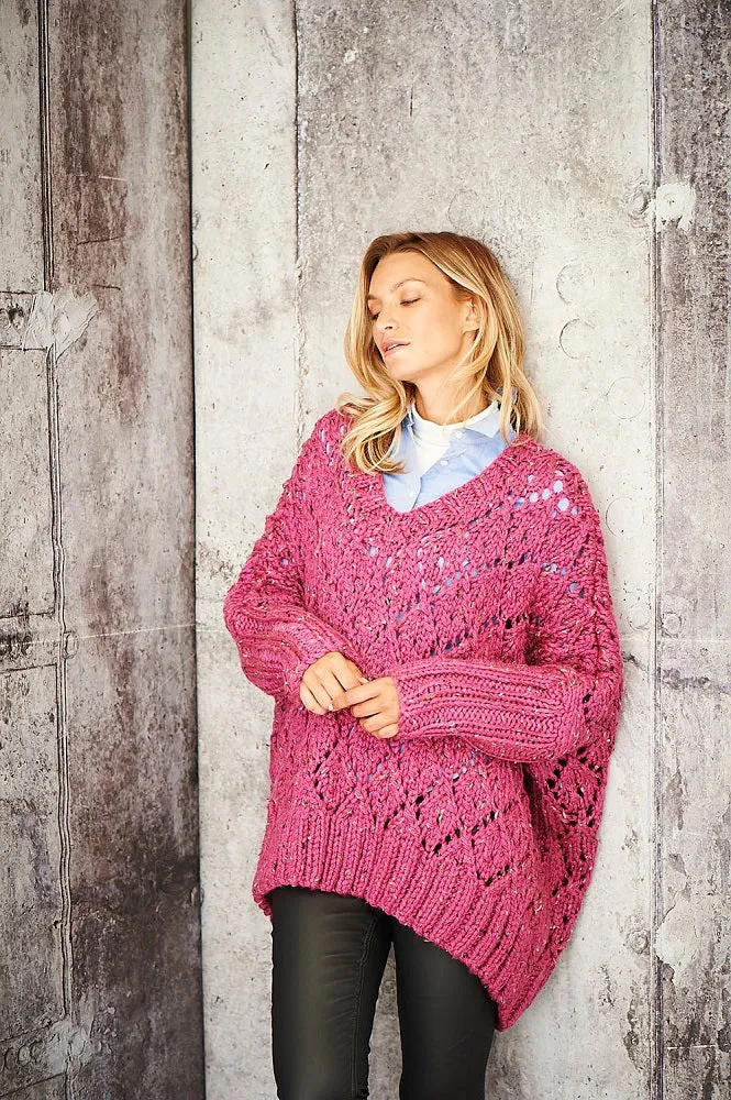 Strickanleitung Stylecraft Special XL Tweed Super Chunky Nr. 9807: Poncho und Pullover