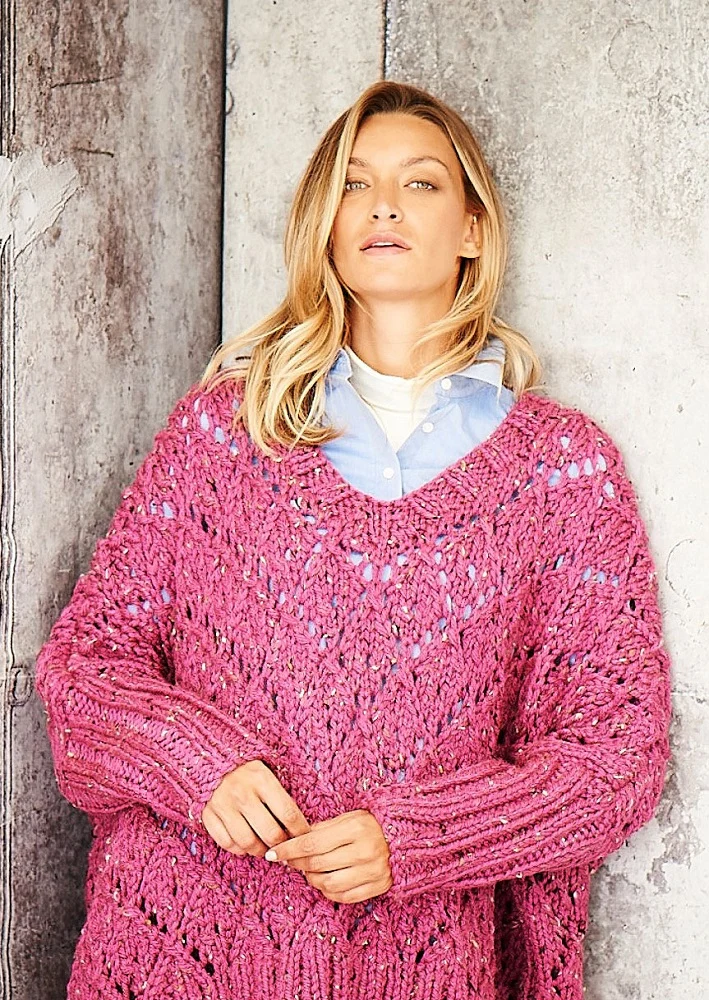 Strickanleitung Stylecraft Special XL Tweed Super Chunky Nr. 9807: Poncho und Pullover