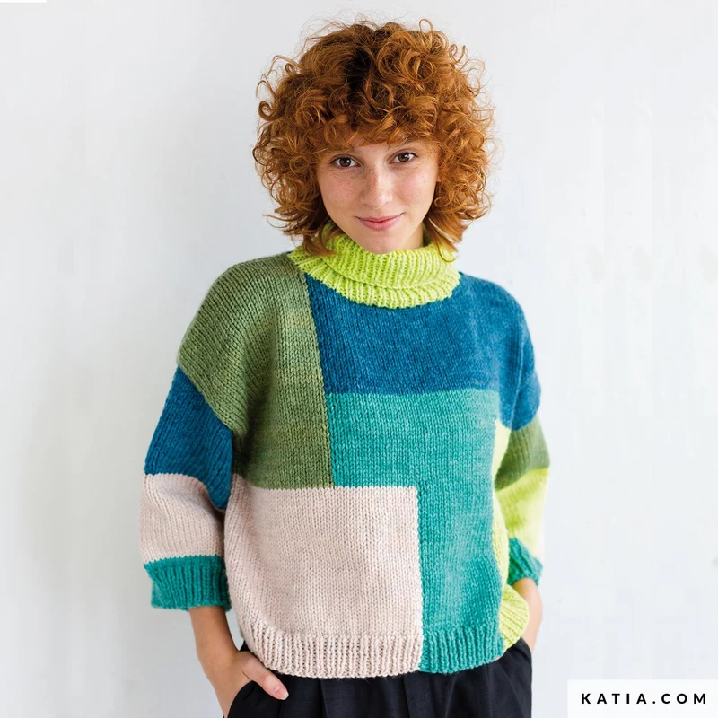 Strickanleitung „Katia Boomer Pullover“ (digital)