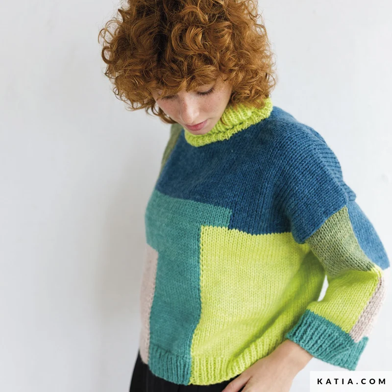 Strickanleitung „Katia Boomer Pullover“ (digital)