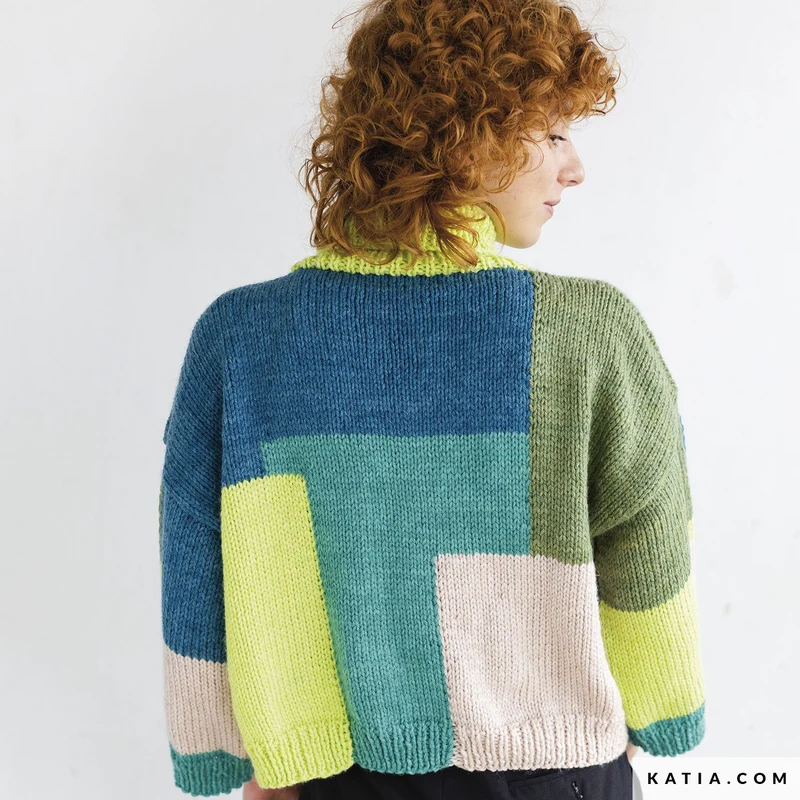 Strickanleitung „Katia Boomer Pullover“ (digital)