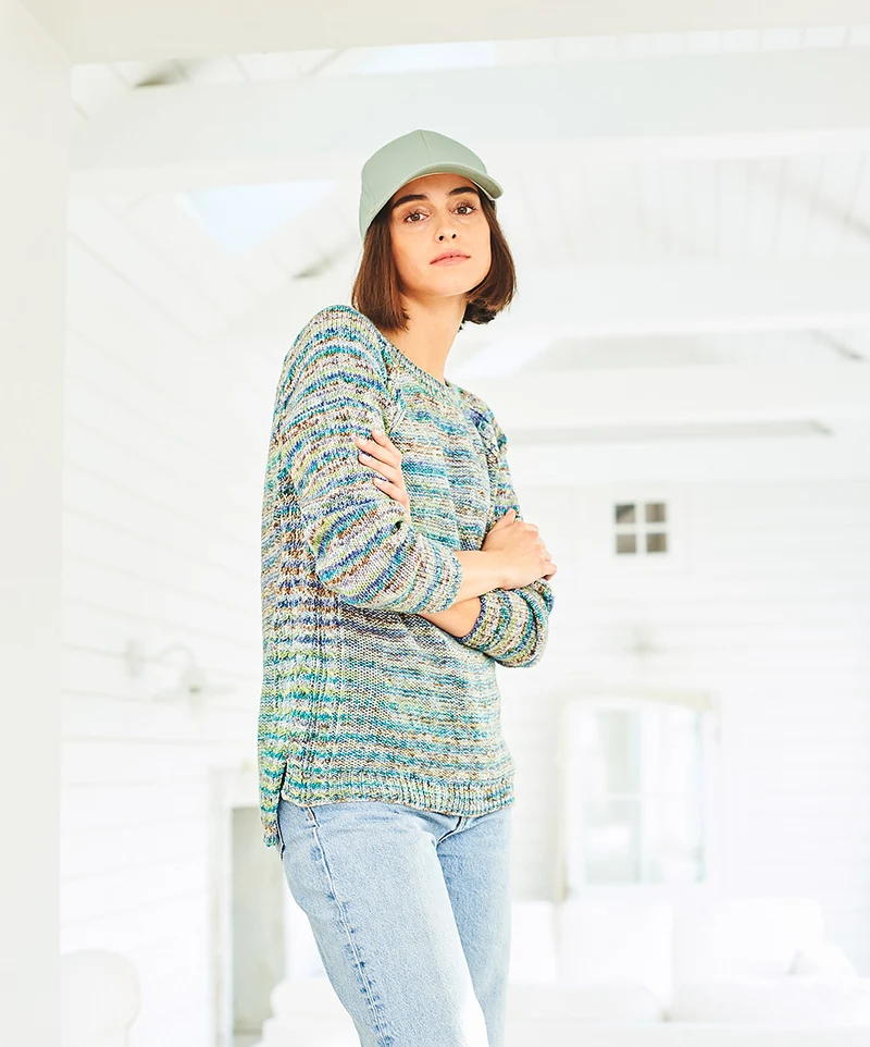 Stylecraft-Pullover aus „Batik Elements Swirl DK“