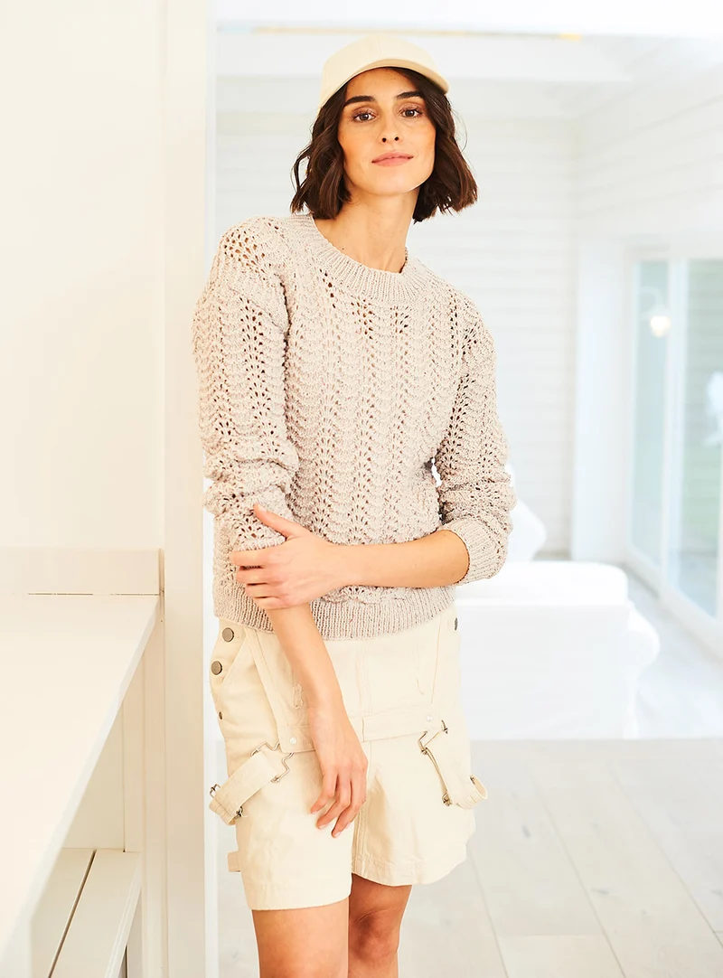 Stylecraft-Pullover, -Top und -Mütze aus ReCreate DK 10059