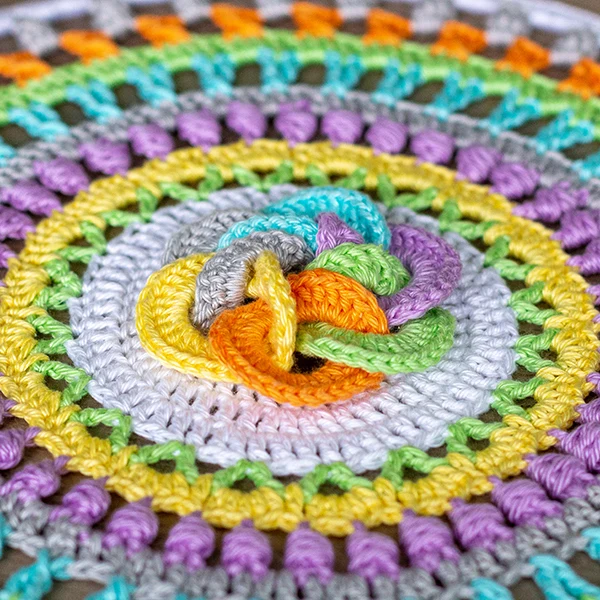 Häkelanleitung „Mandala Struggle of Life“