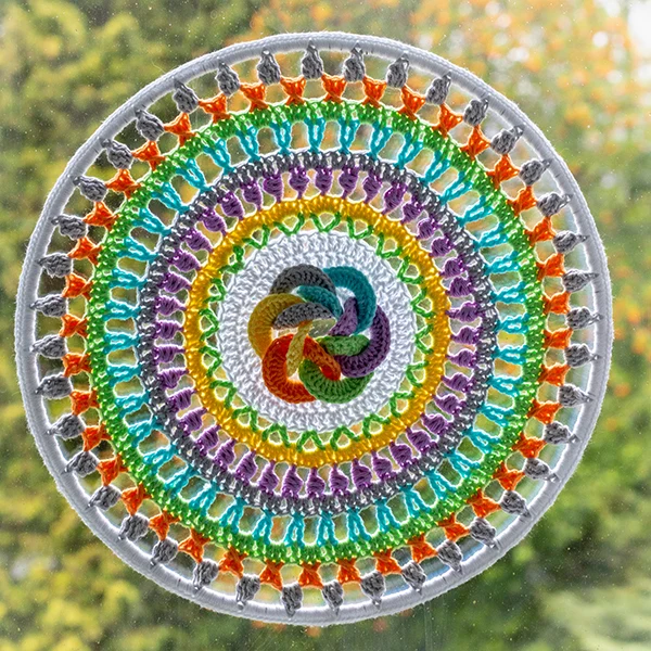 Häkelanleitung „Mandala Struggle of Life“